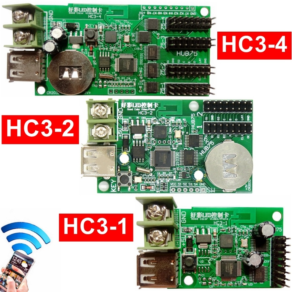 HC3-1 HC3-2 HC3-4  Ǯ ÷ 񵿱 LED  ī..